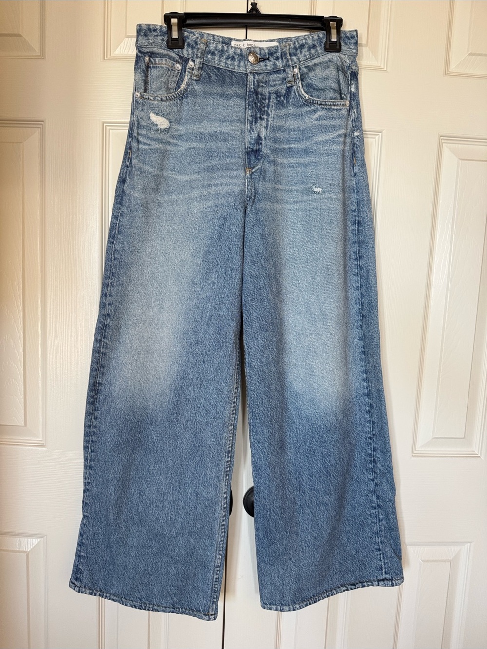 Rag and Bone Miramar Terry Sofie wide-leg pants Size 27 - Picture 3 of 9